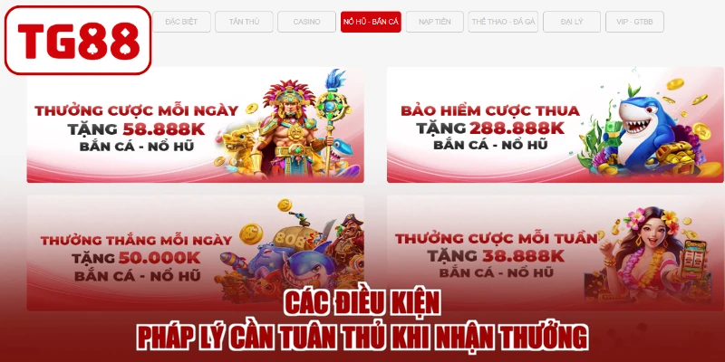 Các điều kiện pháp lý cần tuân thủ khi nhận thưởng